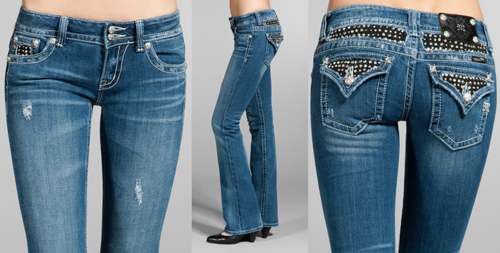In fact, women are not always confident about their big ass. It is believed that jeans back pockets can help big buttocks women conceal them. However, it is wrong because jeans back pockets is one of the reasons that makes your “buttocks” bigger and bigger.